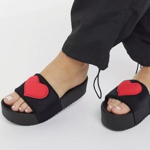 ASOS Red Heart Platform Slides